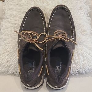 Brown Leather Boat Shoes